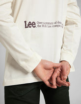 Lee LS Logo Loose Tee Męska Koszulka Z Długim Rękawem L69AFQNQ 112321851